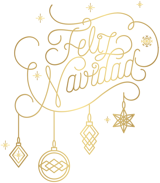 This png image - Feliz Navidad PNG Clip Art Image, is available for free download