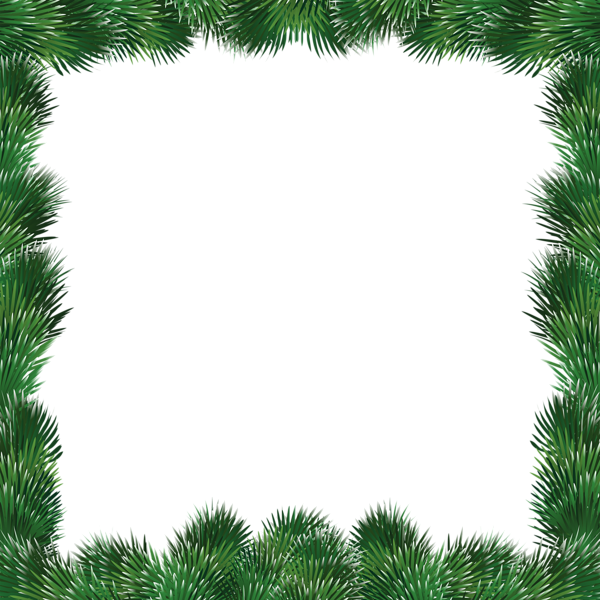 This png image - Fir Border Frame PNG Transparent Clipart, is available for free download