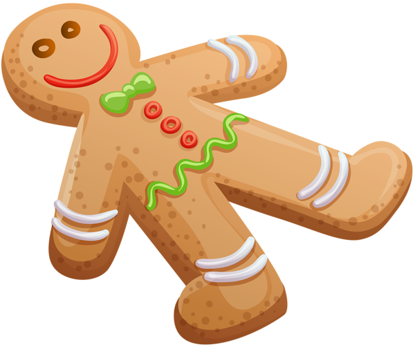 Gingerbread Man Cookie PNG Clip Art Image | Gallery ...