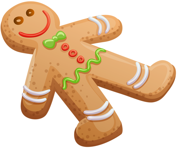This png image - Gingerbread Man Cookie PNG Clip Art Image, is available for free download
