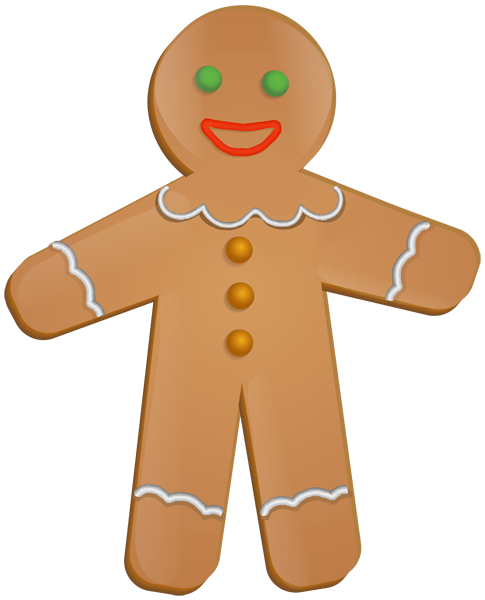 This png image - Gingerbread Man Ornament Clip Art Image, is available for free download