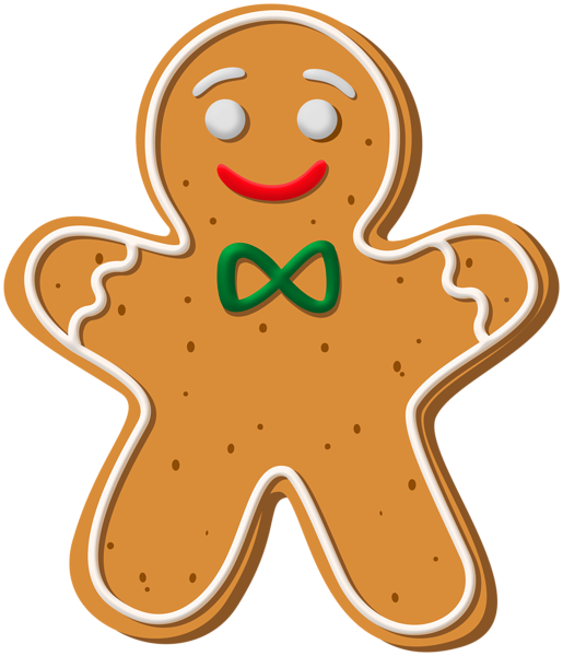 This png image - Gingerbread Man Transparent Clipart, is available for free download