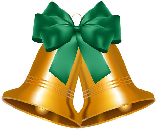 This png image - Gold Bells with Bow PNG Transparent Clipart, is available for free download