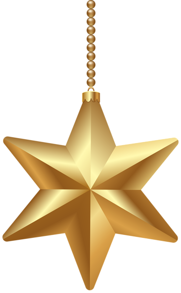This png image - Gold Christmas Star PNG Clipart Image, is available for free download