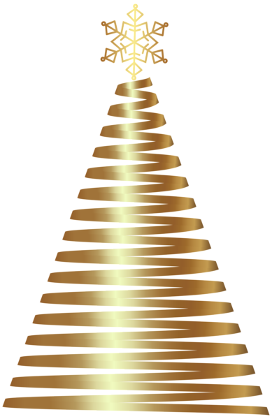 This png image - Gold Deco Christmas Tree Clip Art PNG Image, is available for free download