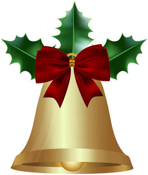 This png image - Golden Bell Christmas PNG Clipart, is available for free download