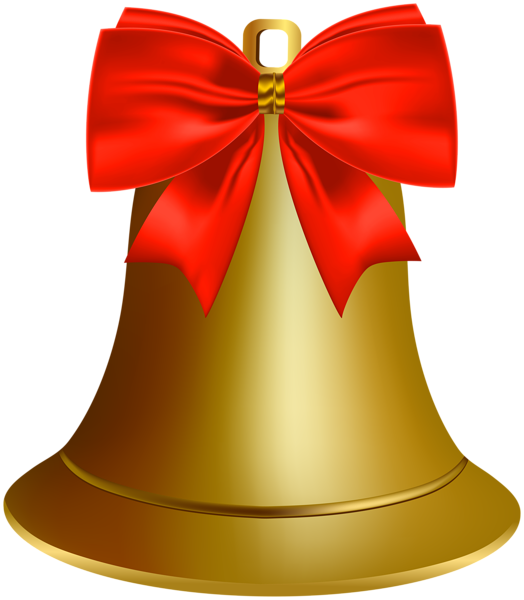 This png image - Golden Bell with Bow PNG Clipart, is available for free download