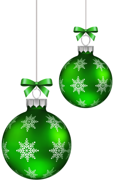 This png image - Green Christmas Balls Decoration PNG Clipart Image, is available for free download