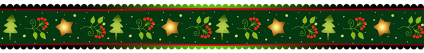This png image - Green Christmas Border PNG Clip-Art Image, is available for free download