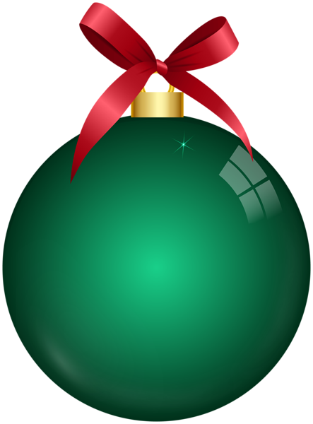 This png image - Green Clear Christmas Ball PNG Clipart, is available for free download