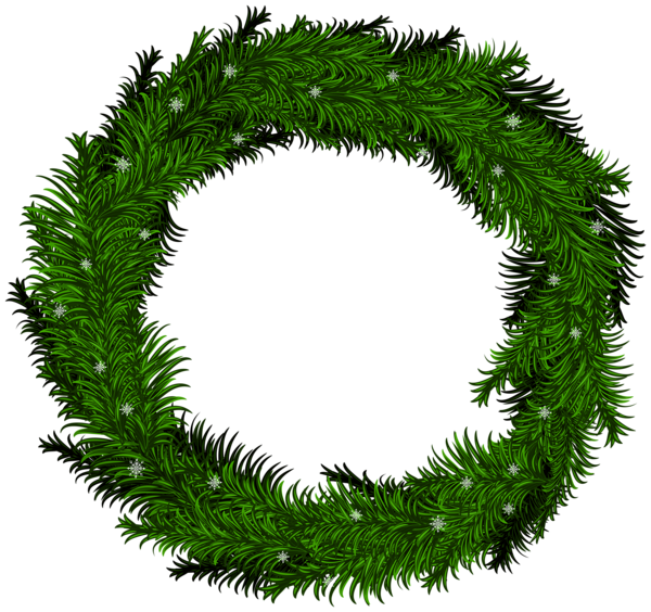 This png image - Green Pine Wreath PNG Image, is available for free download