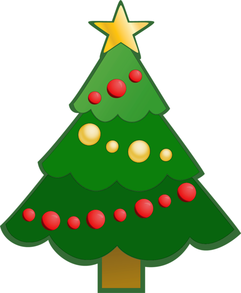 This png image - Green Simple Christmas Tree PNG Clipart, is available for free download