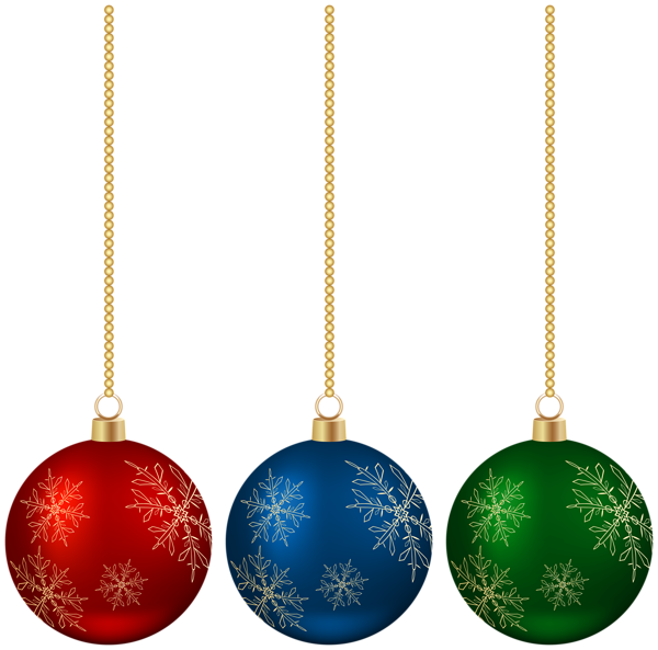 This png image - Hanging Christmas Balls Set Clip Art Image, is available for free download