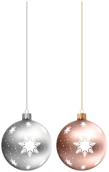 This png image - Hanging Christmas Ornamets Clip Art Image, is available for free download