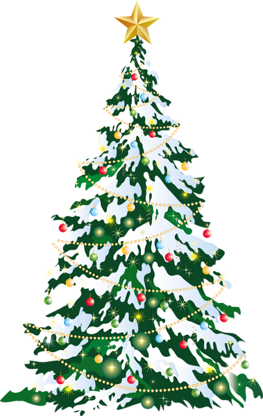 This png image - Large Deco Christmas Tree Art, is available for free download