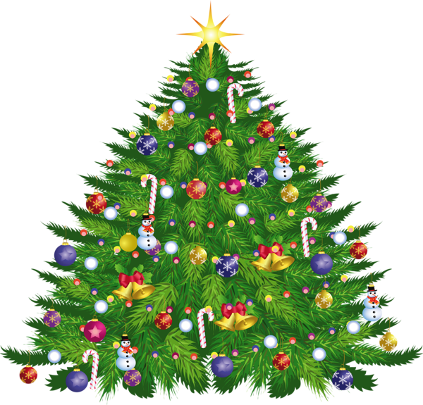 This png image - Large Transparent Christmas Deco Tree, is available for free download