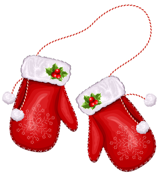 This png image - Large Transparent Christmas Santa Gloves PNG Clipart, is available for free download
