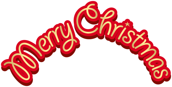 This png image - Merry Christmas Deco Text Red PNG Clipart, is available for free download