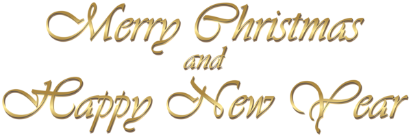 This png image - Merry Christmas Happy New Year Text PNG Clipart, is available for free download