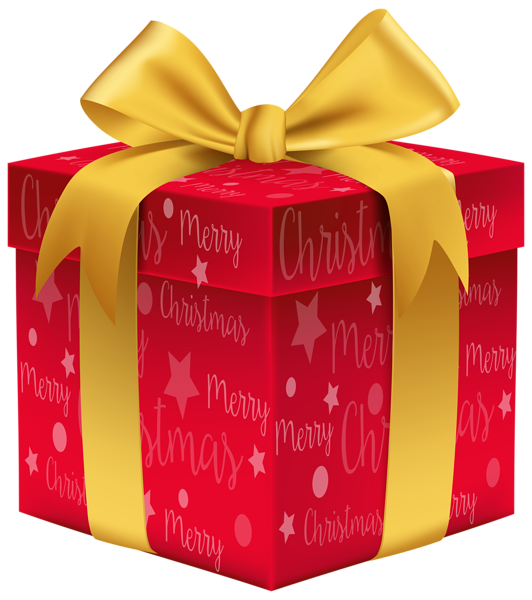 This png image - Merry Christmas Red Gift PNG Clip Art Image, is available for free download