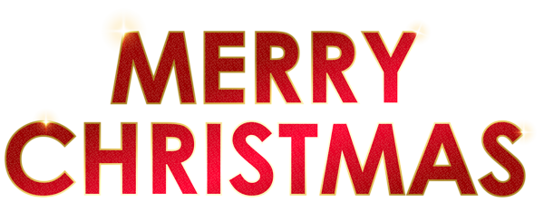 This png image - Merry Christmas Red Text Decor PNG Clipart, is available for free download