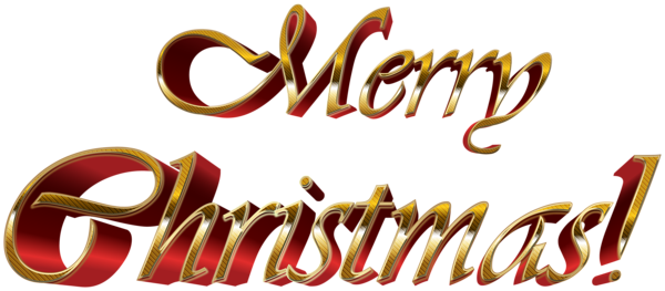 This png image - Merry Christmas Red Text PNG Clipart, is available for free download