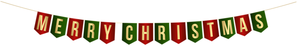 This png image - Merry Christmas Streamer PNG Clip Art Image, is available for free download