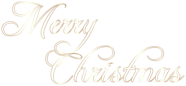 This png image - Merry Christmas Text Gold PNG Transparent Clipart, is available for free download