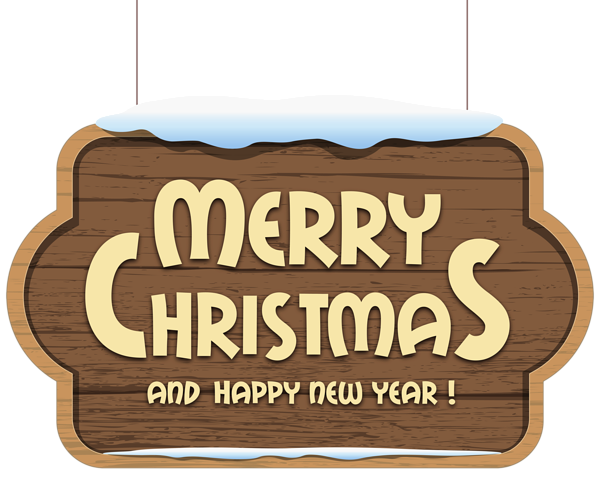 This png image - Merry Christmas Wooden Sign PNG Clipart Image, is available for free download