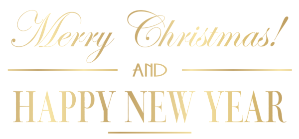 This png image - Merry Christmas and Happy New Year PNG Clip Art Image, is available for free download