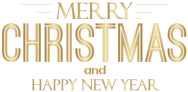 Merry Christmas and Happy New Year Text PNG Clip Art | Gallery Yopriceville - High-Quality