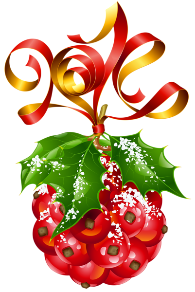This png image - Mistletoe Christmas Ornament PNG Picture, is available for free download