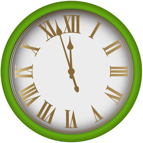 This png image - New Year Clock PNG Clip Art Image, is available for free download