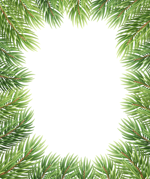 This png image - Pine Border Clip Art Image, is available for free download