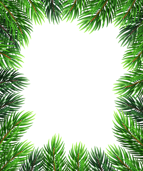 This png image - Pine Border Transparent Clip Art Image, is available for free download