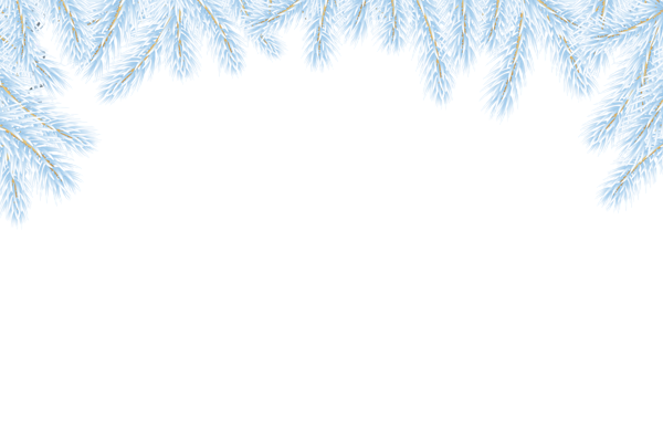 This png image - Pine Branches Top Border White Transparent Clipart, is available for free download