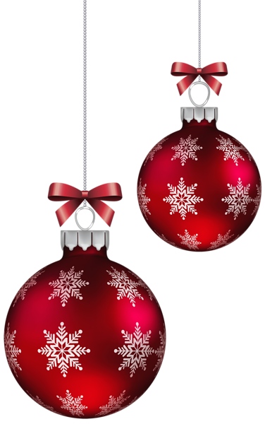 This png image - Red Christmas Balls Decoration PNG Clipart Image, is available for free download