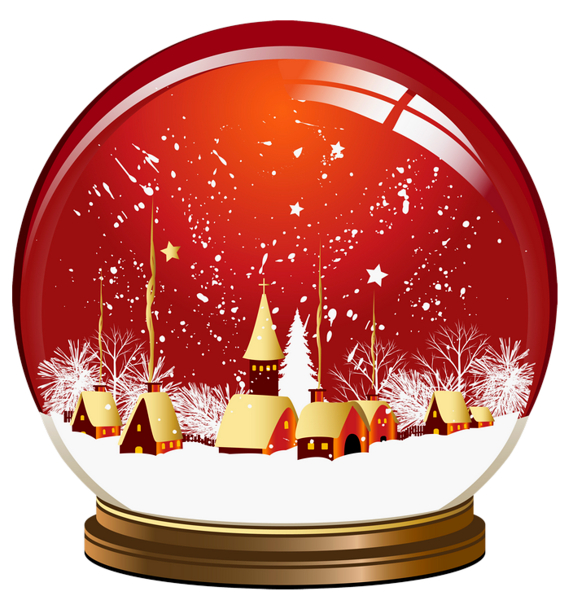 This png image - Red Christmas Snowglobe PNG Clipart, is available for free download