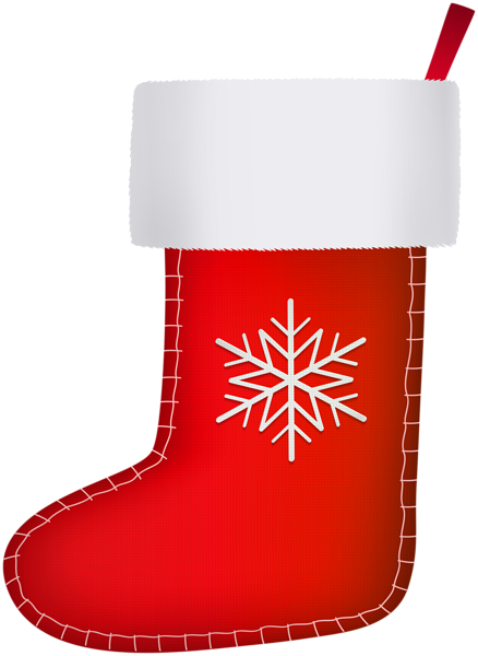 Red Christmas Stocking Clip Art Image | Gallery Yopriceville - High ...