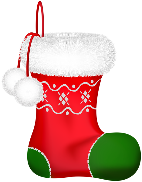 This png image - Red Christmas Stocking Transparent Clipart, is available for free download