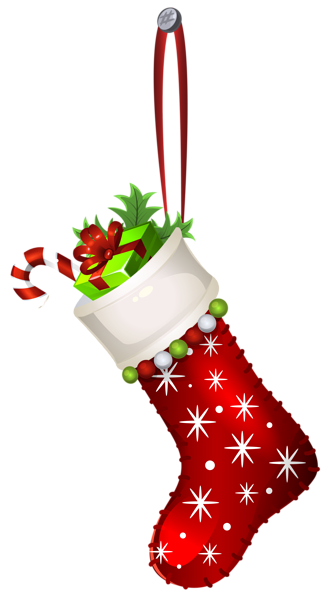 This png image - Red Christmas Stocking Transparent PNG Clip Art Image, is available for free download