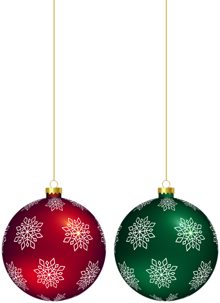This png image - Red Green Christmas Balls PNG Clipart, is available for free download