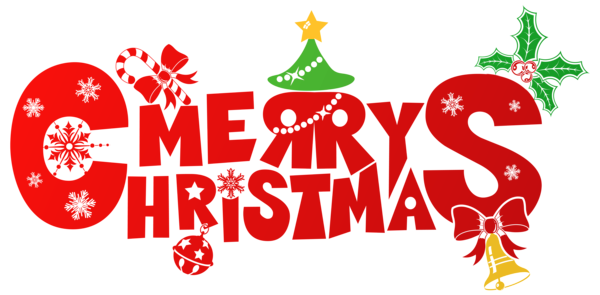 This png image - Red Merry Christmas PNG Clipart Image, is available for free download