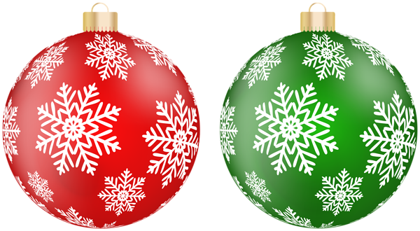 This png image - Red and Green Christmas Balls PNG Clipart, is available for free download
