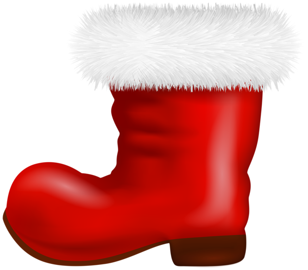 This png image - Santa Claus Boot PNG Clipart, is available for free download