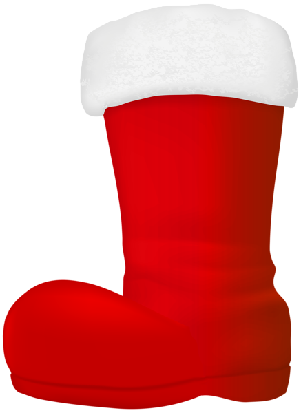This png image - Santa Claus Boot Transparent Clip Art Image, is available for free download