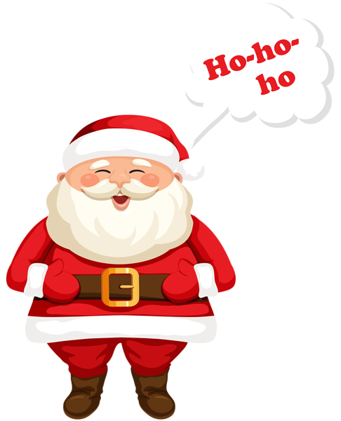 This png image - Santa Claus Ho-Ho-Ho PNG Clipart Image, is available for free download