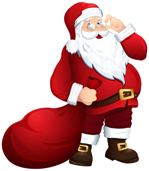 This png image - Santa Claus with Bag PNG Clipart Image, is available for free download