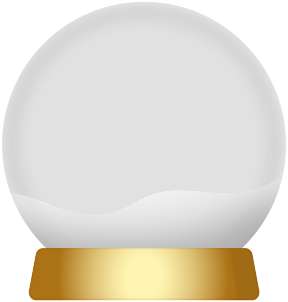 This png image - Snowglobe Empty Template Gold PNG Clipart, is available for free download