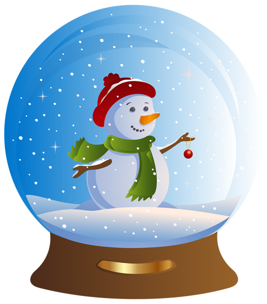 This png image - Snowman Snowglobe Transparent PNG Clip Art Image, is available for free download